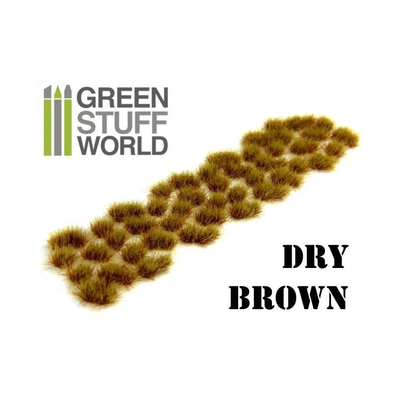 GREEN STUFF WORLD Grass Tufts 6mm Self-Adhesive - Dry Brown