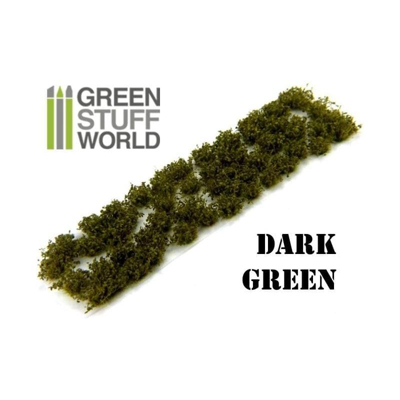 GREEN STUFF WORLD Shrub Tufts 6mm Self-Adhesive Dark Green