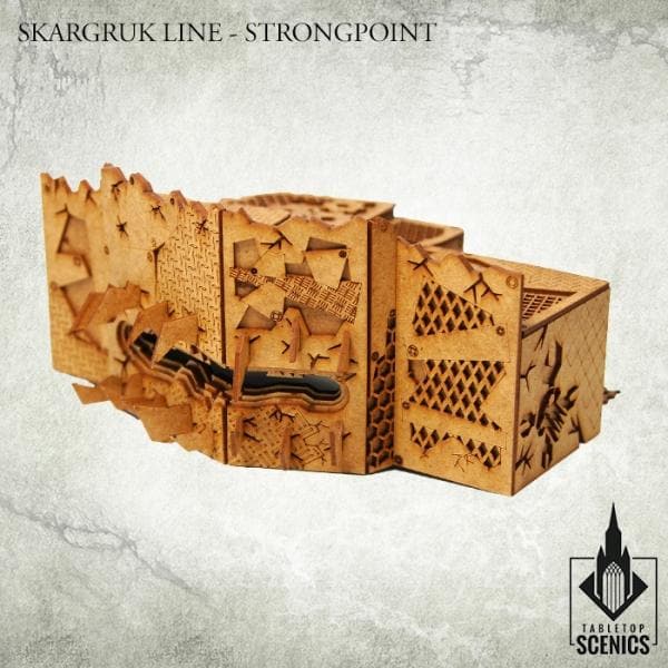 TABLETOP SCENICS Skargruk Line - Strongpoint