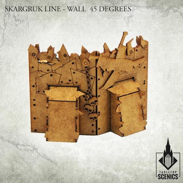 TABLETOP SCENICS Skargruk Line - Wall 45 Degrees