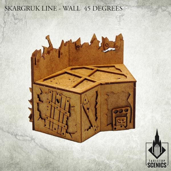 TABLETOP SCENICS Skargruk Line - Wall 45 Degrees