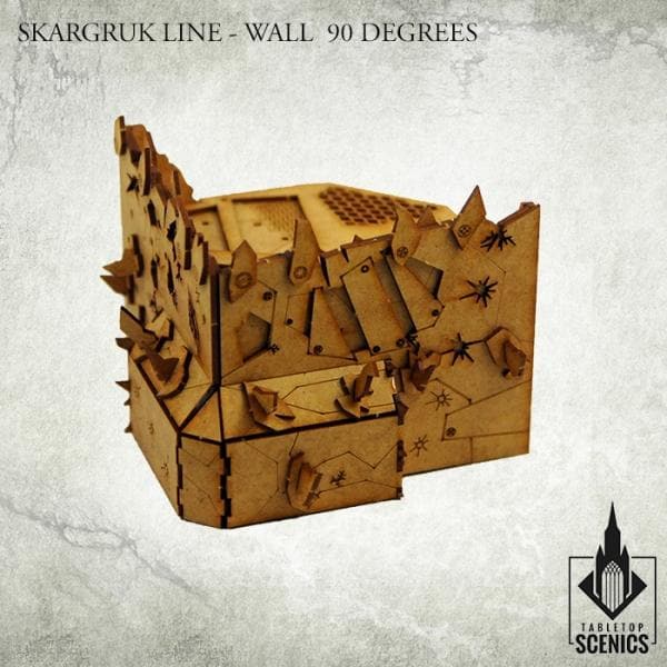 TABLETOP SCENICS Skargruk Line - Wall 90 Degrees