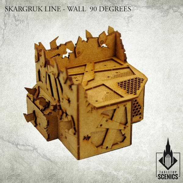 TABLETOP SCENICS Skargruk Line - Wall 90 Degrees