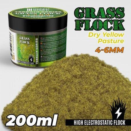 GREEN STUFF WORLD Flock 4-6mm 200ml - Dry Yellow Pasture