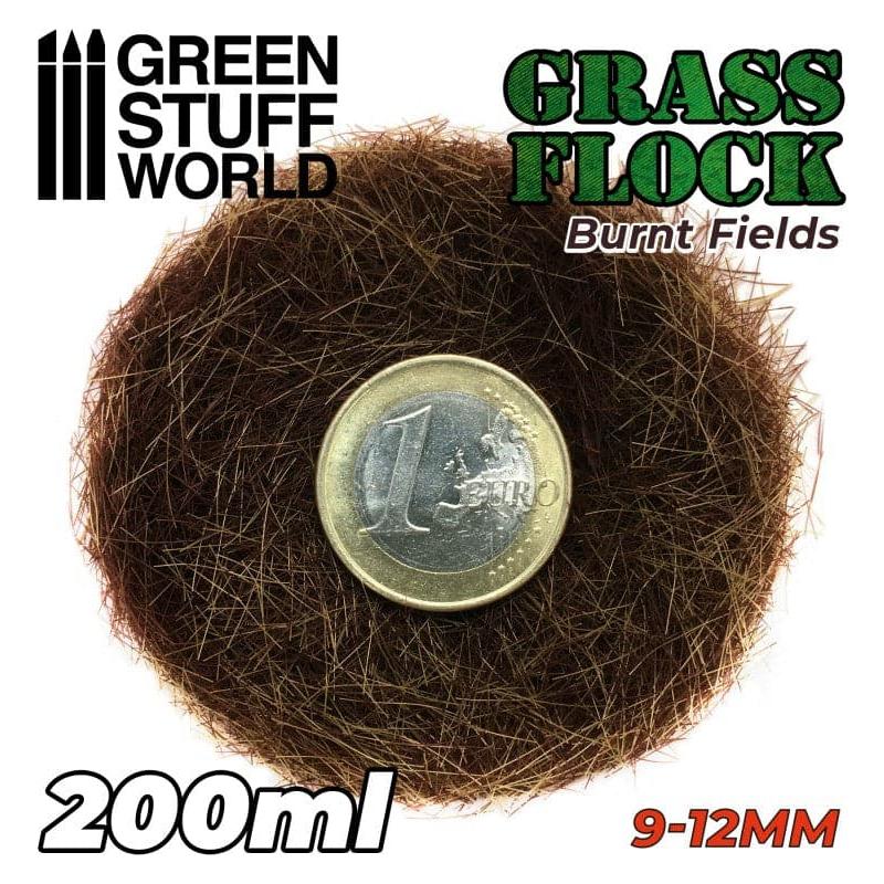 GREEN STUFF WORLD Flock 9-12mm 200ml - Burnt Fields