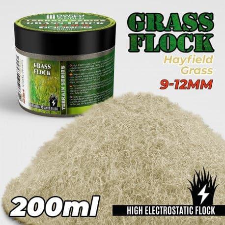 GREEN STUFF WORLD Flock 9-12mm 200ml - Hayfield Grass