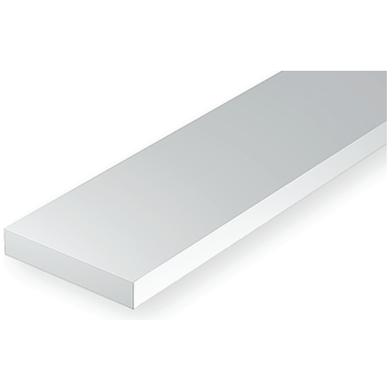 EVERGREEN 122 White Styrene Strip .020 x .040 (10)