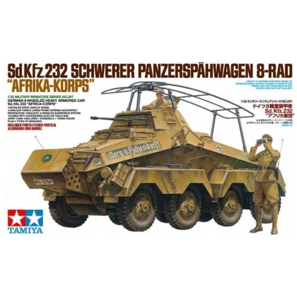 TAMIYA 1/35 Sd.Kfz232 Schwerer Panzerspahwagen 8-Rad