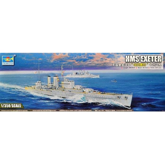 TRUMPETER 1/350 HMS Exeter British Heavy Cruiser