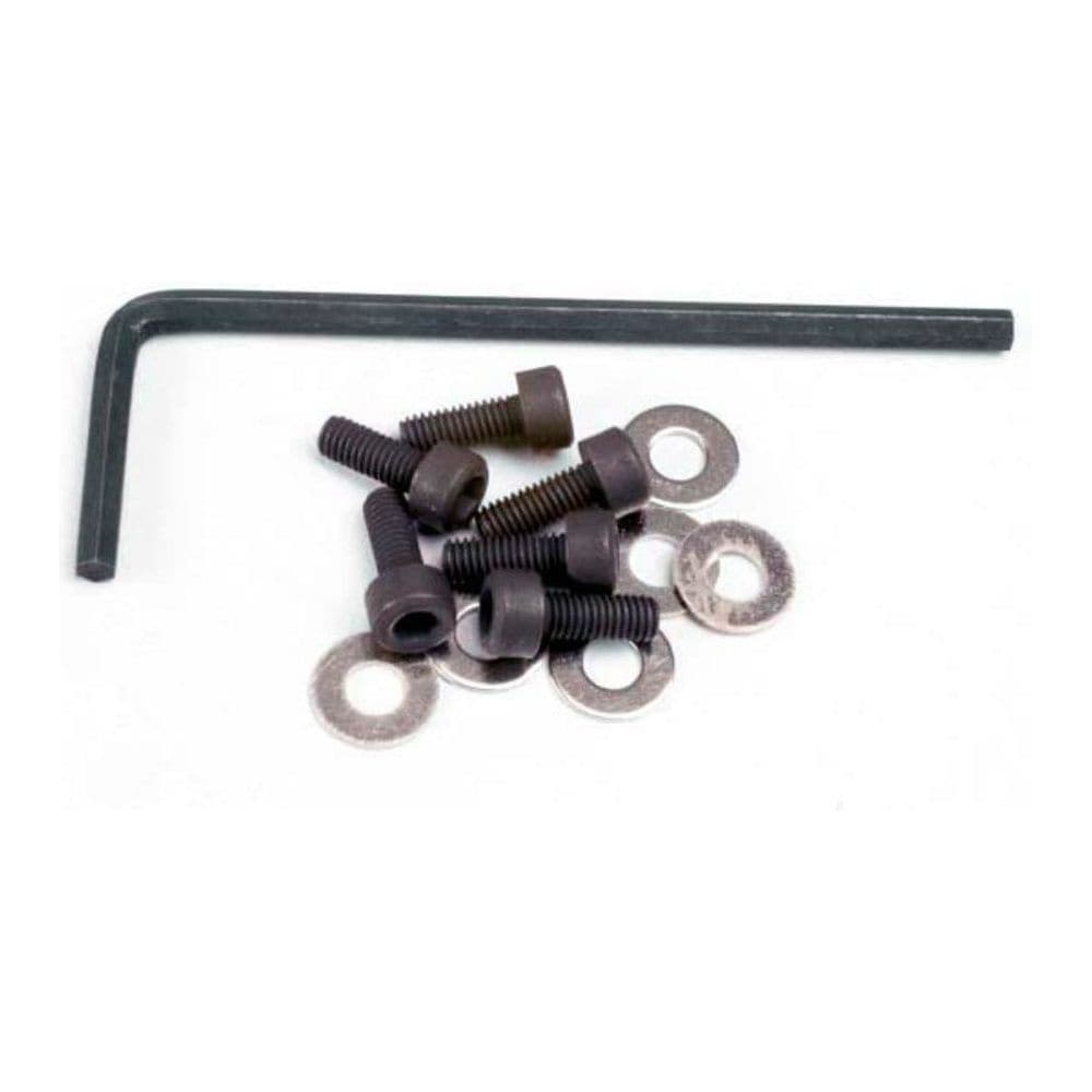 TRAXXAS Backplate Screws (3x8mm Cap-Head Machine) (6)/Washers (6)/Wrench (1552)