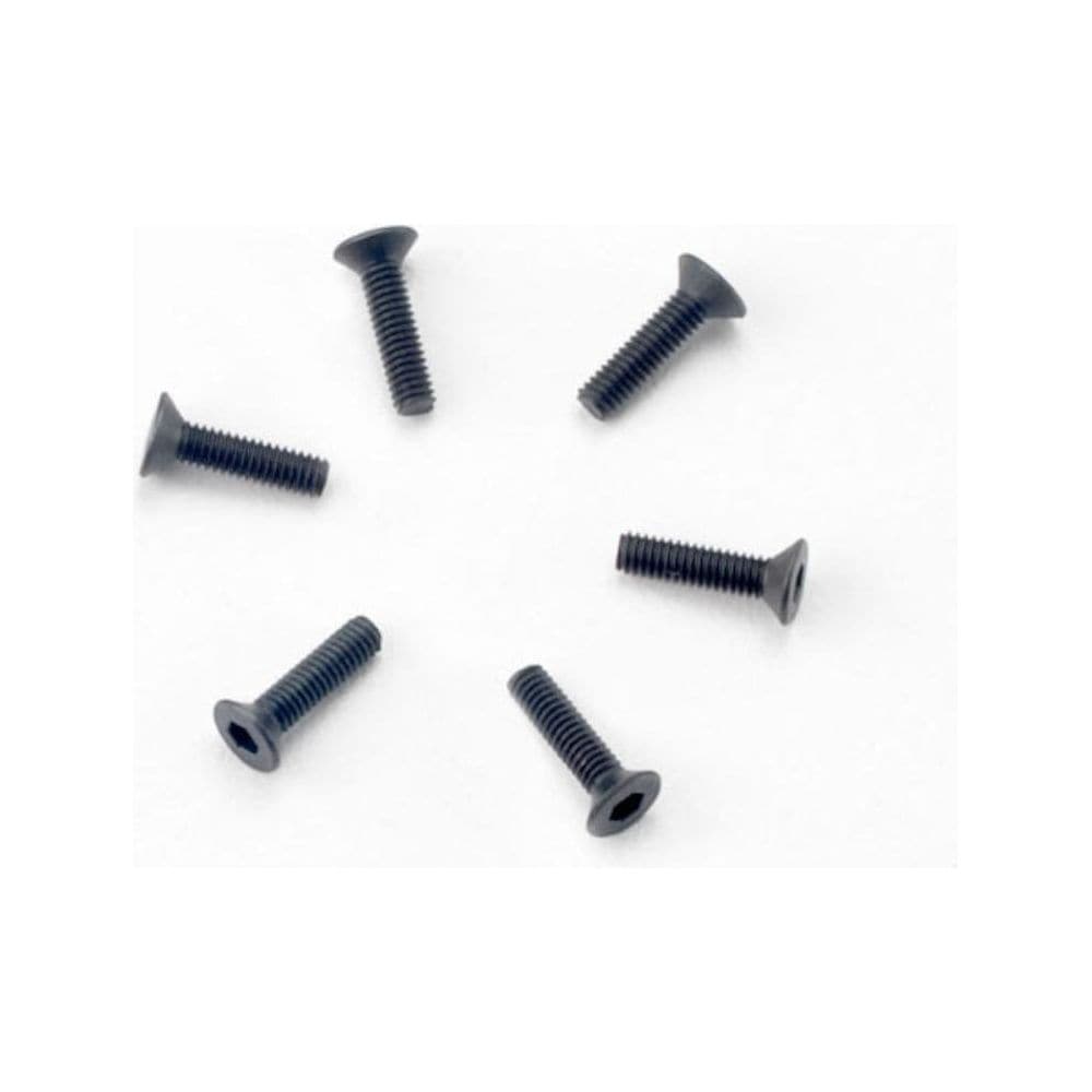 TRAXXAS Screws 2.5x10mm Countersunk Machine Hex Drive (6) (