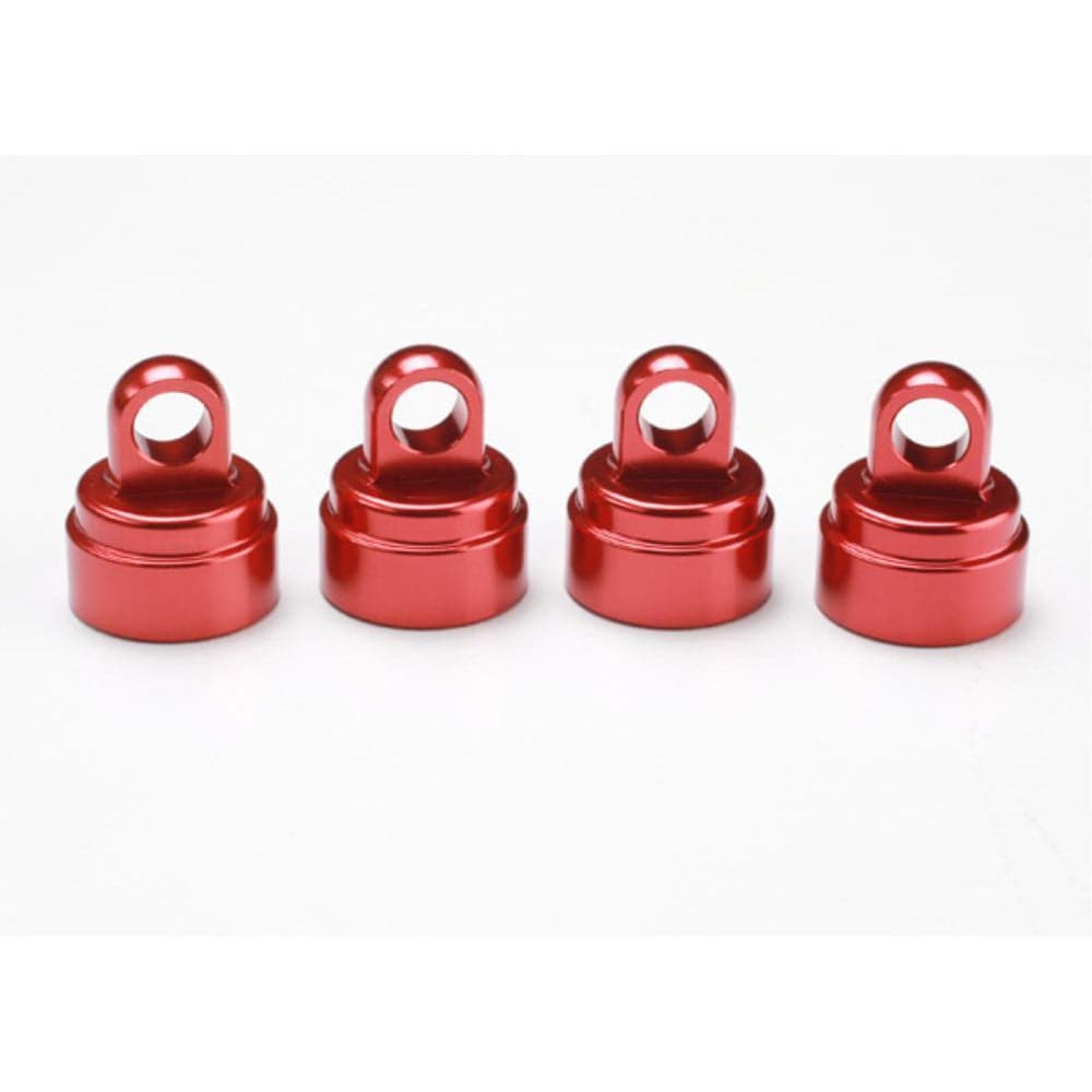 TRAXXAS Aluminium Shock Caps Red Anodized (3767X)