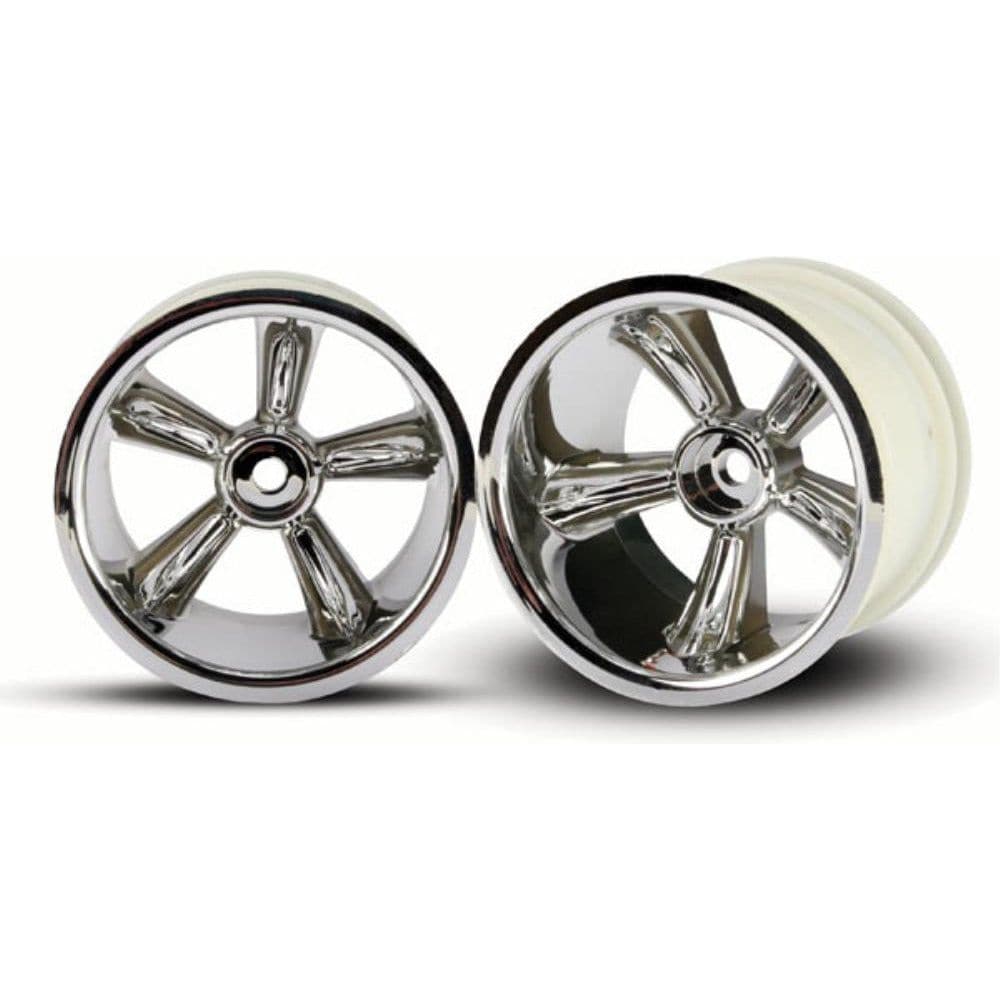 TRAXXAS Prostar Chrome Rear Wheels (2) (4172)