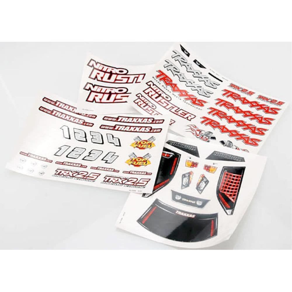 TRAXXAS Decal Sheet Nitro Rustler (4413X)