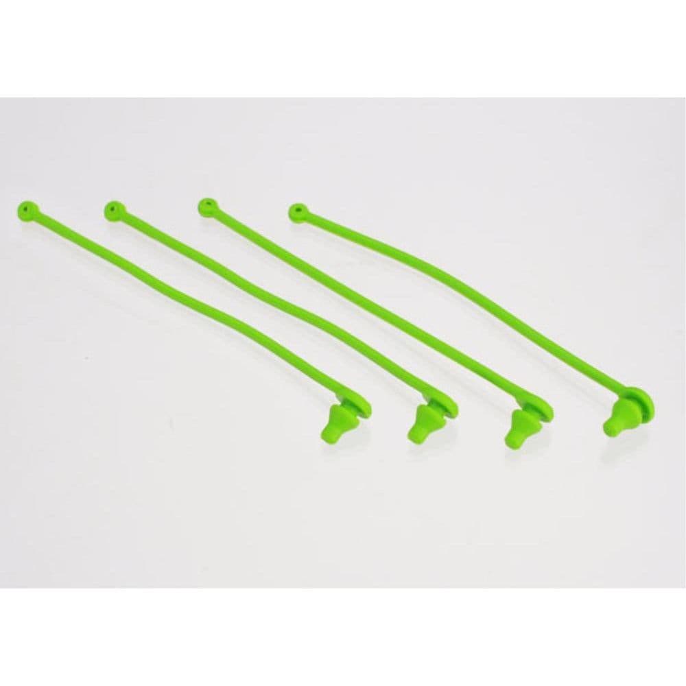 TRAXXAS Body Clip Retainer, Green (4) (5753)