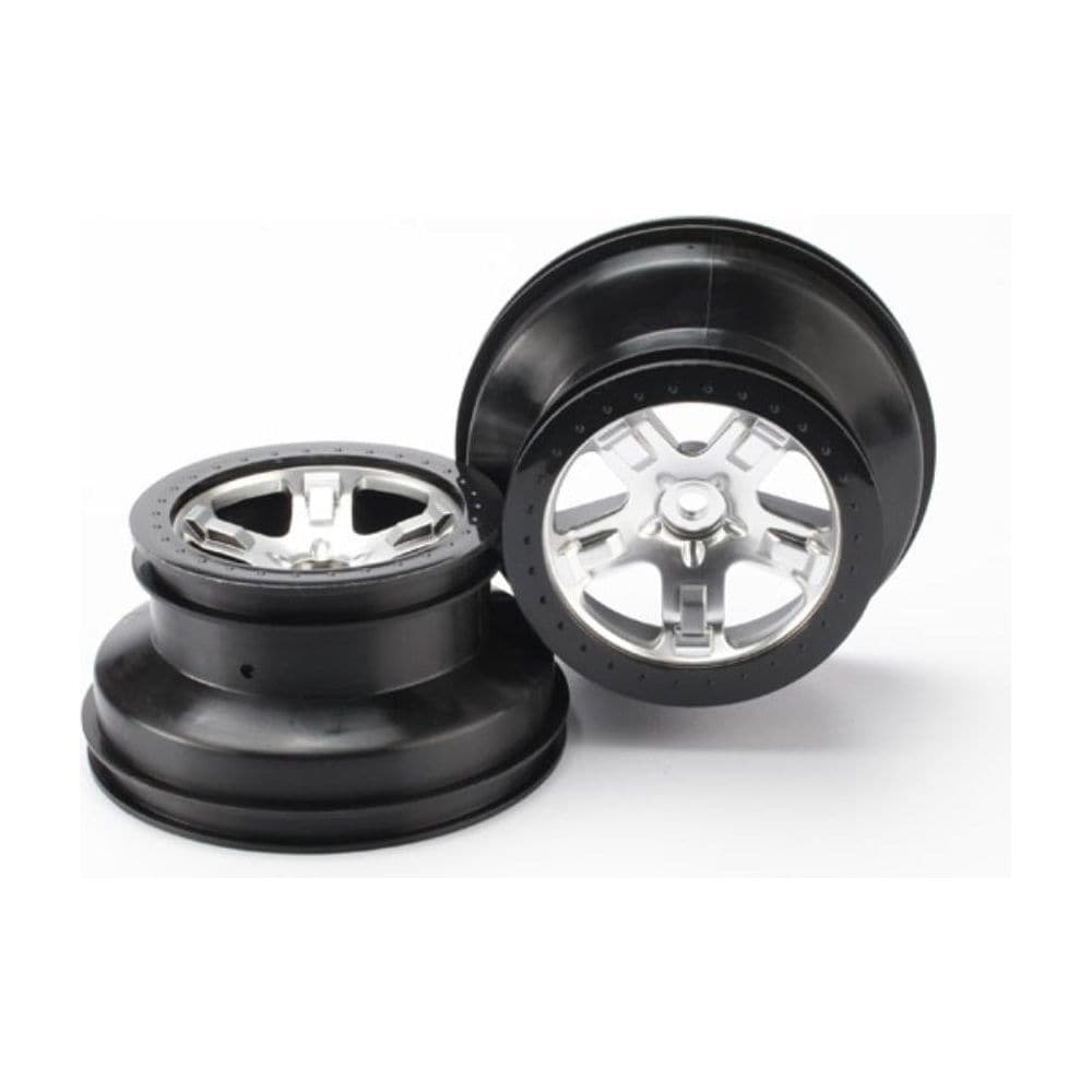 TRAXXAS Front/Rear Black Chrome Beadlock (5872X)