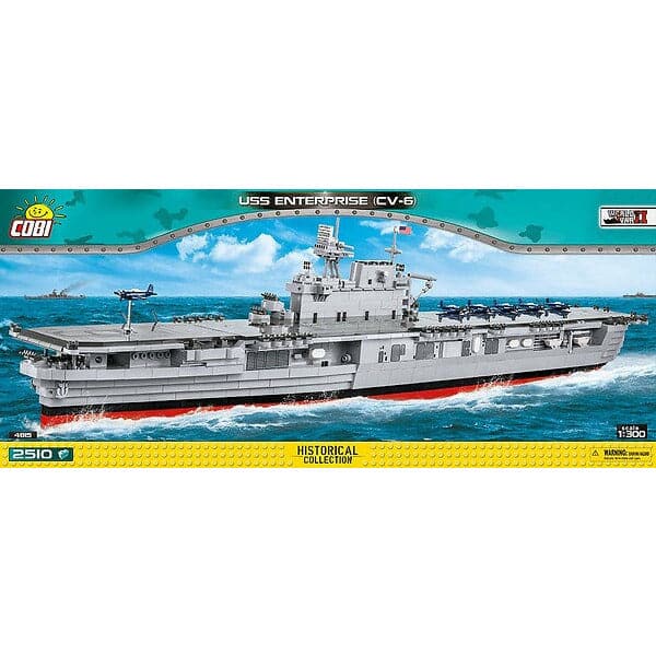 COBI World War II - USS Enterprise (CV-6) (2510 Pieces)