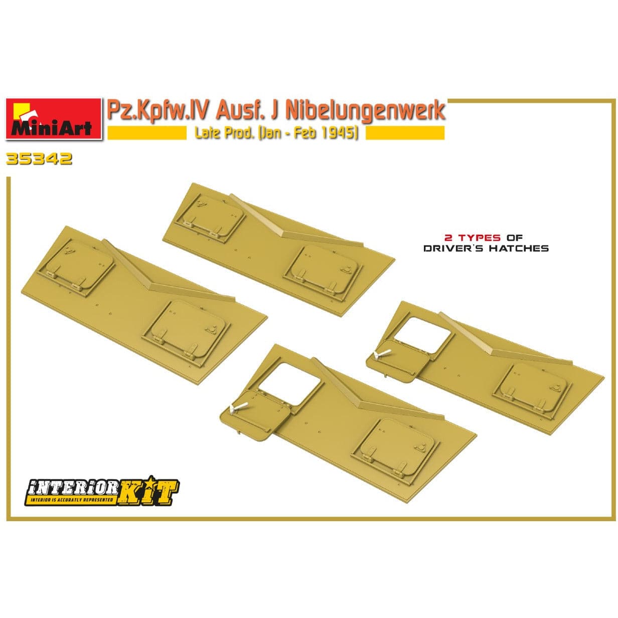 MINIART 1/35 Pz.Kpfw.IV Ausf. J Nibelungenwerk. Late Prod. Jan - Feb 1945 Interior Kit